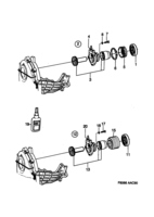 Transmission [Gear box, manual] Saab SAAB 900 Release bearing - Slave cylinder, (1990-1993) , M, Also valid for CV 1994
