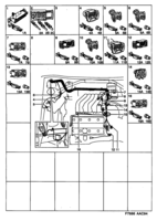 Eléctrico, cajas de contacto [Cajas de contacto, etc] Saab SAAB 900 Motor, (1996-1996) , B258I