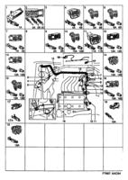 Eléctrico, cajas de contacto [Cajas de contacto, etc] Saab SAAB 900 Motor, (1996-1996) , B258I