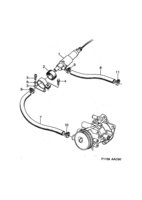 Engine [Inlet and exhaust system] Saab SAAB 900 Automatic idling speed - Control, (1990-1993) , Also valid for CV 1994