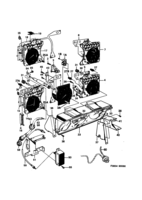 Système électrique, généralités [Conduites et fusibles] Saab SAAB 900 Tableau bord, (1986-1989)