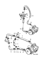 Engine [Inlet and exhaust system] Saab SAAB 900 Auxiliary air regulator, (1986-1989) , B202