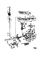 Transmission [Gear box control] Saab SAAB 900 Shift lever, (1986-1989) , M