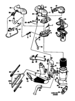 Motor [Sistema de combustible] Saab SAAB 900 Filtro de aire, (1986-1989) , B201I