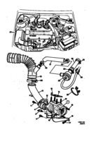 Engine [Supercharging system] Saab SAAB 900 Turbocharger, (1994-1998) , TURBO