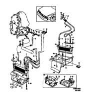 Engine [Cooling system] Saab SAAB 900 Oil cooler - Engine and aut. transm., (1990-1993) , A, Also valid for CV 1994
