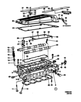 Engine [Short block] Saab SAAB 900 Cylinder head, (1986-1989) , B202