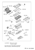 ENGINE [ENGINE COMMON] Chevrolet Aveo (T200) [GEN] REPAIR KIT(FAM I DOHC)  (1141)