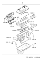 ENGINE [ENGINE COMMON] Chevrolet KALOS + AVEO (T200) [EUR] REPAIR KIT(T4)  (1146)