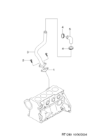 ENGINE [ENGINE BLOCK] Chevrolet KALOS + AVEO (T200) [EUR] ENGINE OIL VENTILATION(FAM I)  (1240)