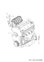 ENGINE [ENGINE COMMON] Chevrolet KALOS + AVEO (T200) [EUR] ENGINE UNIT(FAM I DOHC)  (1111)