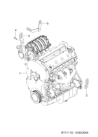 ENGINE [ENGINE COMMON] Chevrolet Aveo (T200) [GEN] ENGINE UNIT(FAM I DOHC)  (1111)