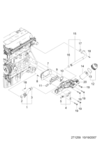 ENGINE [ENGINE BLOCK] Chevrolet Aveo (T250/T255) [GEN] ENGINE OIL COOLING(GEN3)  (1259)