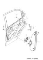 BODY&EXTERIOR [REAR DOOR PARTS] Chevrolet AVEO (T250/T255) [EUR] REAR WINDOW LIFTER  (6330)
