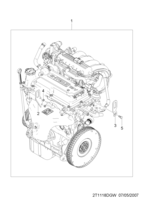 ENGINE [ENGINE COMMON] Chevrolet AVEO (T250/T255) [EUR] ENGINE UNIT(T5)  (1118)