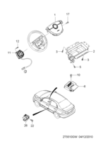 ELECTRICAL EQUIPMENTS [SAFETY&CONVENIENT] Chevrolet AVEO (T250/T255) [EUR] AIR BAG SYSTEM  (5510)