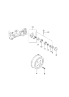 CHASSIS [REAR SUSPENSION(FWD)] Chevrolet Lanos (T100) [GEN] REAR KNUCKLE&HUB  (4330)