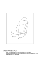 INTERIOR [SEAT&BELT] Chevrolet Lanos (T100) [GEN] FRONT SEAT  (7510) (LH)