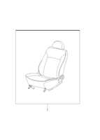 INTERIOR [SEAT&BELT] Chevrolet LANOS (T100) [EUR] FRONT SEAT  (7510)