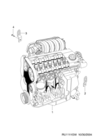 ENGINE [ENGINE COMMON] Chevrolet TACUMA + REZZO (U100) [EUR] ENGINE UNIT(FAM I DOHC)  (1111)