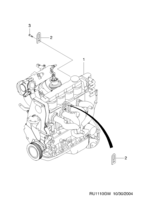 ENGINE [ENGINE COMMON] Chevrolet Vivant (U100) [GEN] ENGINE UNIT(FAM I SOHC)  (1110)