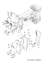 ENGINE [CYLINDER HEAD] Chevrolet Vivant (U100) [GEN] TIMING COVER(FAM II DOHC)  (1333)