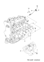 ENGINE [INTAKE&EXHAUST MANIFOLD] Chevrolet TACUMA + REZZO (U100) [EUR] EXHAUST MANIFOLD(FAM II DOHC)  (1533)