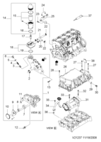 ENGINE [ENGINE BLOCK] Chevrolet Epica (V250) [GEN] OIL PAN&PUMP(DIESEL)  (1237)