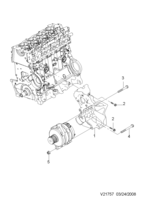 ENGINE [ENGINE ELECTRIC] Chevrolet EPICA (V250) [EUR] ALTERNATOR MOUNT(DIESEL)  (1757)