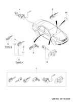BODY&EXTERIOR [SIDE&REAR BODY] Chevrolet EPICA (V250) [EUR] CAR LOCK  (6460)