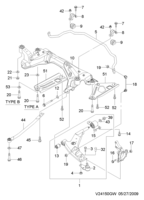 CHASSIS [FRONT SUSPENSION(FWD)] Chevrolet Epica (V250) [GEN] CONTROL ARM  (4150)