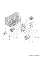 HEATER&AIR CONDITIONER [COMPRESSOR&CONDENSOR] Chevrolet EPICA (V250) [EUR] COMPRESSOR MOUNT IV  (8333)