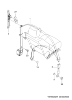 INTERIOR [SEAT&BELT] Chevrolet EPICA (V250) [EUR] FRONT SEAT BELT  (7550)