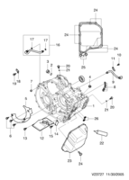 EMBRAYAGE&BOITE-PONT [BOITE-PONT AUTOMATIQUE(AISIN)] Chevrolet Epica (V250) [GEN] CARTER DE BOITE-PONT(AISIN 5A/T)  (3727)