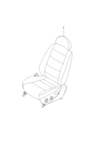 INTERIOR [SEAT&BELT] Chevrolet Leganza (V100) [GEN] FRONT SEAT  (7510)