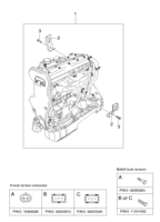 ENGINE [ENGINE COMMON] Chevrolet LEGANZA (V100) [EUR] ENGINE UNIT(FAM II DOHC)  (1113)