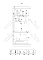 ELECTRICAL EQUIPMENTS [WIRING HARNESS] Chevrolet LEGANZA (V100) [EUR] WIRING HARNESS  (5710)