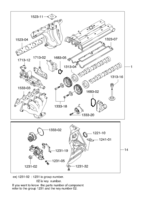 ENGINE [ENGINE COMMON] Chevrolet Leganza (V100) [GEN] REPAIR KIT(FAM II DOHC)  (1143)
