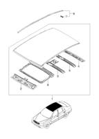 BODY&EXTERIOR [SIDE&REAR BODY] Chevrolet LEGANZA (V100) [EUR] ROOF PANEL  (6430)