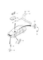 ELECTRICAL EQUIPMENTS [ELECTRICAL PARTS] Chevrolet Leganza (V100) [GEN] CAR ALARM&ANTI-THEFT SYSTEM  (5440) (LH)