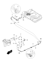 COMBUSTIBLE Y CONTROL DEL MOTOR [COMBUSTIBLE] Chevrolet Leganza (V100) [GEN] TUBERÍA DE COMBUSTIBLE  (2120)