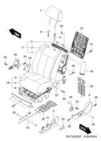 INTERIOR [SEAT&BELT] Chevrolet Epica (V200) [GEN] FRONT SEAT PARTS  (7520)