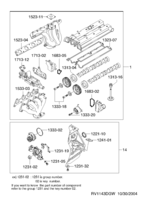ENGINE [ENGINE COMMON] Chevrolet EVANDA (V200) [EUR] REPAIR KIT(FAM II DOHC)  (1143)