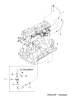 FUEL&ENGINE CONTROL [AIR INTAKE&EXHAUST PIPE] Chevrolet Epica (V200) [GEN] VACUUM HOSE(FAM II DOHC)  (2453)