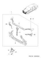 BODY&EXTERIOR [FRONT BODY] Chevrolet Epica (V200) [GEN] FRONT PANEL  (6130)