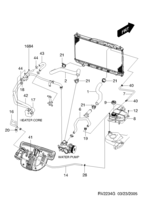 FUEL&ENGINE CONTROL [FUEL&COOLING SYSTEM] Chevrolet Epica (V200) [GEN] RADIATOR HOSE&PIPE(XK L6)  (2234)
