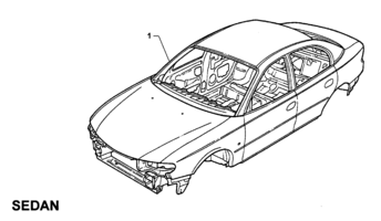 SHEET METAL Chevrolet Lumina (LHD) BODY SERVICE - SEDAN