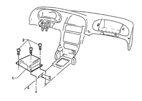 SUPPLEMENTAL RESTRAINT SYSTEM Chevrolet Lumina (LHD) CONTROL MODULES (SRS)