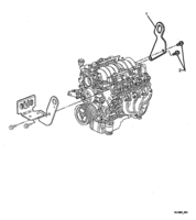 ENGINE & CLUTCH - LS1 (V8) Chevrolet Utility SS ENGINE LIFTING BRACKETS - LS1