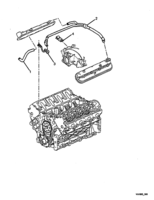 ENGINE & CLUTCH - LS1 (V8) Chevrolet Utility SS CRANKCASE VENT - LS1